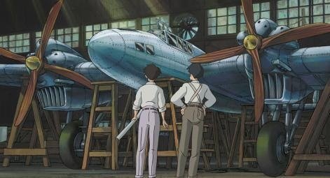 8-shi special reconnaissance plane from the movie Kazetachinu.jpg
