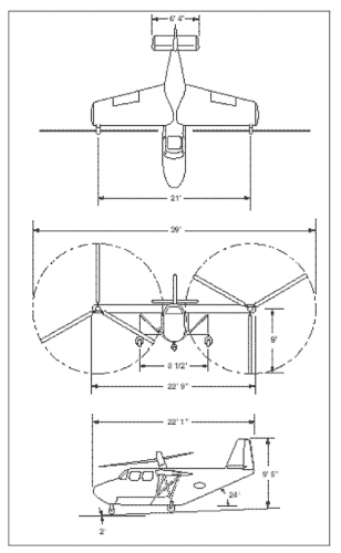 Transcendental_Model_2_3view_The History of The XV-15 Tilt Rotor_From Concept to Flight_Martin D.png