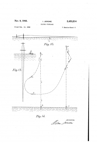Jerome Flying Fuselage Patent (US2453514) (2).png