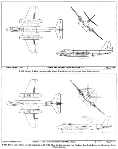 Gloster P228 and P231 (3 views).png