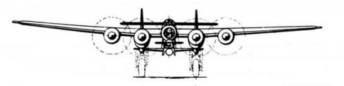 Four engine Archer with Lightning front view.jpg