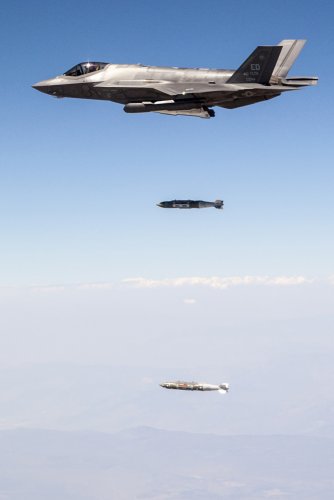 F-35A drops two Joint Direct Attack Munition.jpg