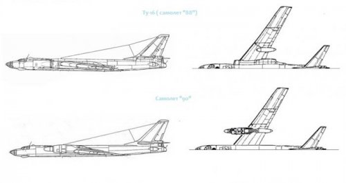 Tu-16 and 90 plan view.jpg
