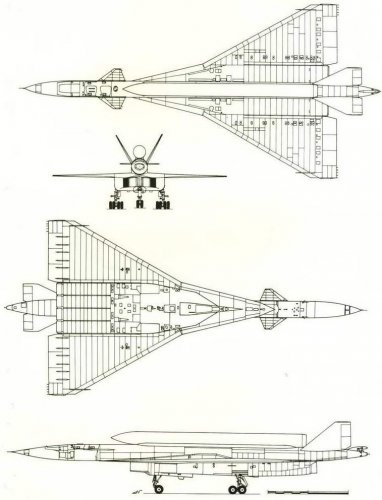 The aircraft-SCC project is based on the T-4 (No. 2 on the diagram on page 136).jpg