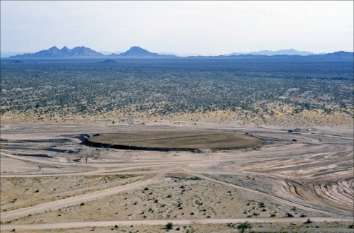 An aerial view of the intercontinental ballistic missile silo super-hardening test site.jpg
