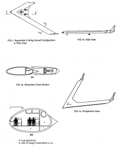 Flying Wing Type Transport Aircraft chaplin1990.png