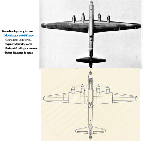 Same fuselage length case Ki-91 plan view.jpg