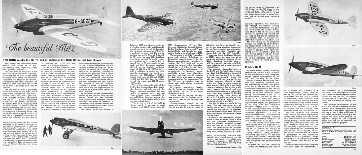 He 70 Blitz with RR Kestrel Engine  (Aeroplane Monthly Febr 1974 p.509+510+511).jpg