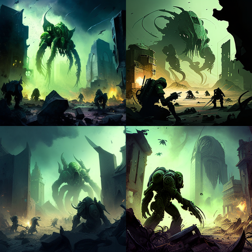 Cthulhu_themed_squid_aliens_fighting_space_bae66049-be12-4f93-be1b-8d91bc401c52.png