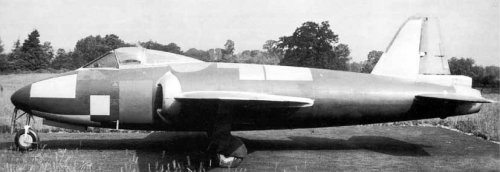 GLOSTER GA.1_GA.2 'ACE' early jet fighter project, heavier, but 100mph faster than the Vampire.jpg