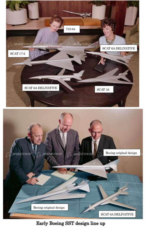 early Boeing SST design line up.jpg