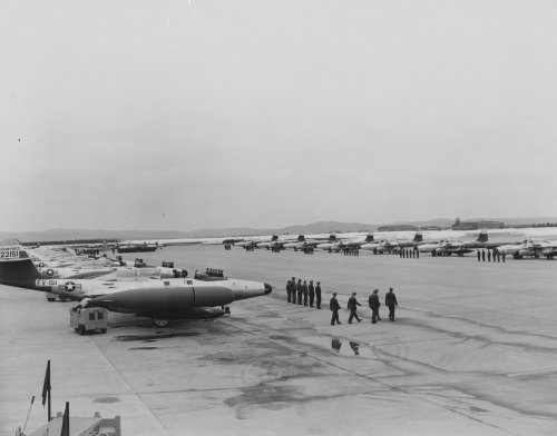 Inspection at Goose AFB, Labrador Circa 1955.jpg