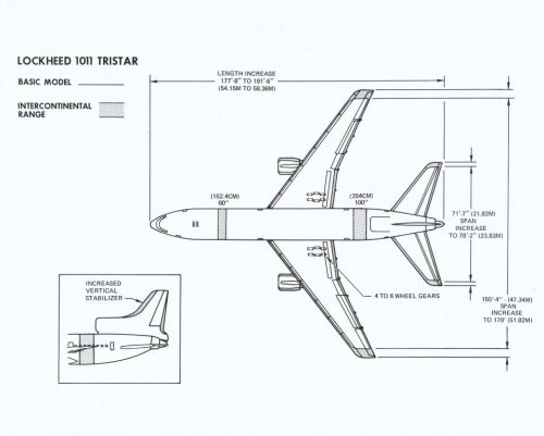 Lockheed L-1011-8 TriStar - Lockheed General Arrangement LA8195.......jpg