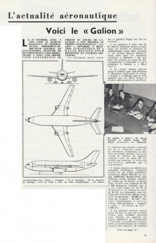 Sud Aviation-Dassault Galion - Aviation Magazine International - No. 438 - 1 Mars 1966 1.......jpg