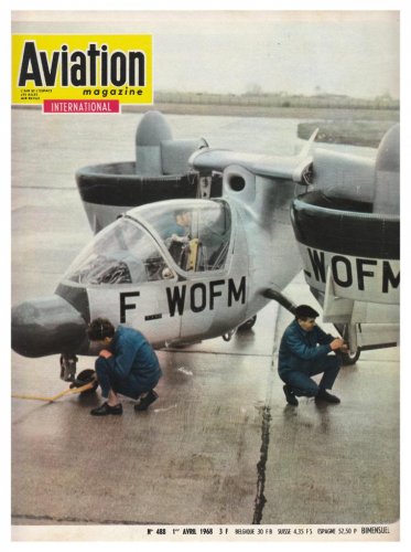 SNCAN Nord 500 Helcade - Aviation Magazine International - No. 488 - 1 Avril 1968 4.......jpg