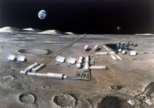 Imaginary depiction of a lunar base - P-019-05682.jpg