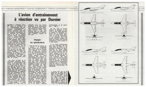Dornier jet trainer projects - Aviation Magazine International - No. 508 - 15 Février 1969.......jpg