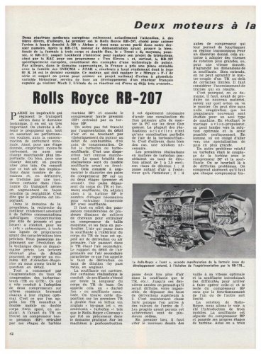 Rolls-Royce RB-207 three-shaft turbofan project - Aviation Magazine International - No.jpg