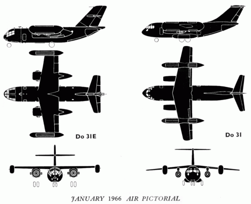 Dornier Do.31 plans (Air Pictorial, Jan 1966).gif