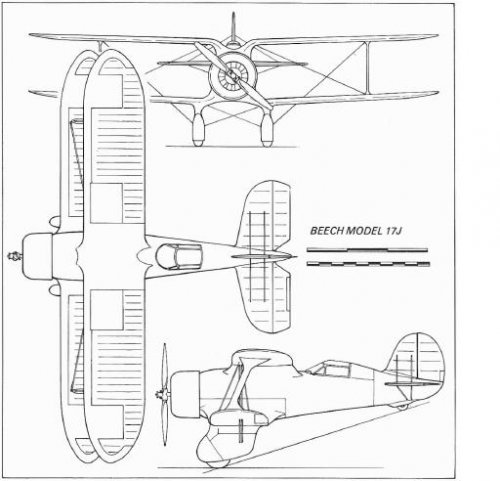 Beech Model 17J 3D Drawing.JPG