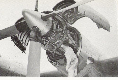 Britannia engine nacelle open-revealing double wall cowling for air intake.jpg