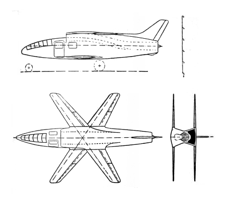 yawing-wing biplane (1944).gif