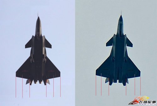 J-20 2001 - 2011 comparison 1.jpg