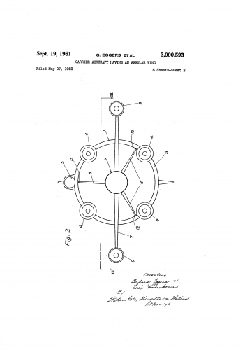 Eggers Annular Wing Carrier Aircraft (Patent US3000593-0) (2).png