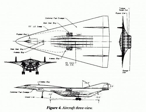 Design of a Hypersonic Waverider-Derived Airplane. AIAA 93-0401..gif