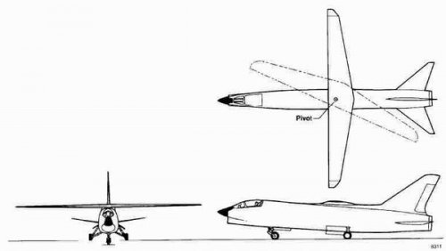 Rockwell OWRA F-8 oblique wing aircraft | Secret Projects Forum