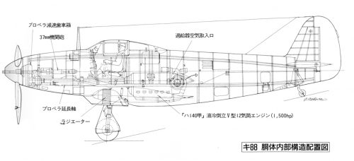 Ki-88 sideview.png