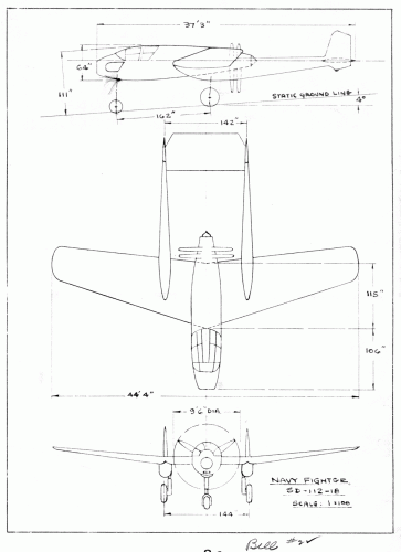 Bell Aircraft's twin-boom fighter projects (XP-52, XP-59, etc ...