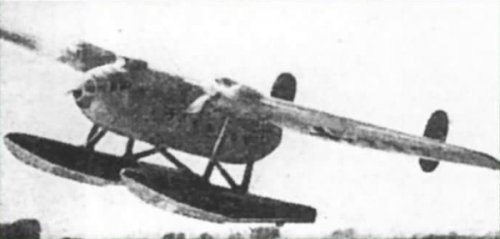Maquette de l'Arado 232 A muni de flotteurs.jpg