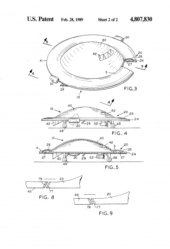 Paul Horton Aircraft With Magnetic Annulus Patent (US4807830) (2).png