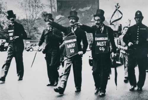 Chamberlain Must Go (Penrose + Surrealists May Day 1938).jpg