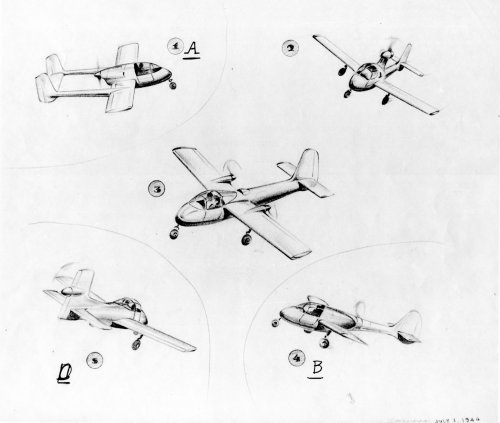 zLockheed Design Studies, 1, 2 and 4 place designs Jul-1-44.jpg