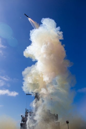 First LRASM Surface Launch Test at Sea2.JPG