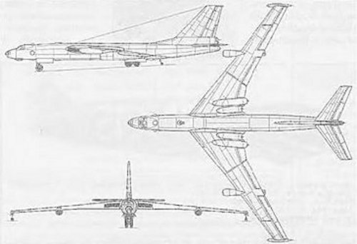 N0.6 VM-25 design with six AL-5 turbojet engine.jpg