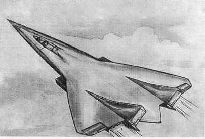 Perspective project of the fighter. Mid 50 's. Figure A.s. Moskaleva.jpg