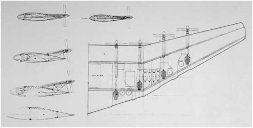 The structure of the wing Martin Model 236 combined layout.jpg