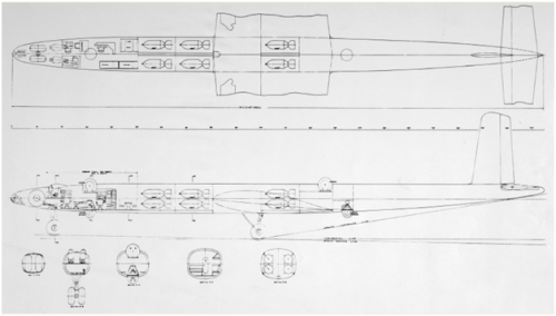 The fuselage structure of the Martin Model 236-2 is of the usual layout..png