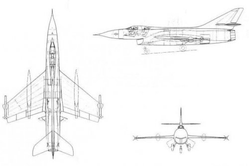 the Hawker p. 1103 with wing mounted rockets and wing tip Blue Jays (10.55).jpg