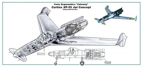 Copia de Copia de Cutaway  Curtiss XP-55 Canard Jet Fighter.JPG