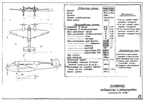 Dimension and adjustments of the aircraft number 22..jpg