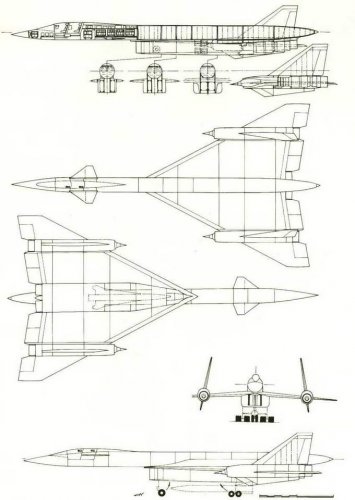 Projection of the T-4 plane-response to the SR-71. Third quarter, 1964 (No.jpg