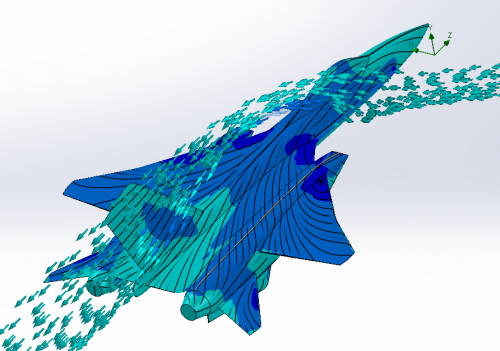 Fairchild F-15 001 - 0.5 Mach - 30 deg alpha - 0 deg beta - 0 throttle - Image 001.PNG