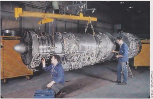 The SNECMA TF306C engine was planned to be used for three-mast fighter jets.jpg