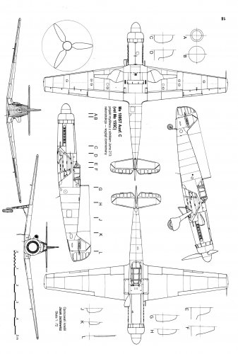 Messerschmitt Bf/Me 109 - Blohm & Voss Bv 155 Projects & Prototypes ...