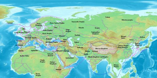 map world AD 0870 Radhanim trade network.jpg