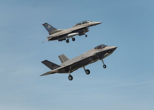 134The 1st TurkishAirForce F-35A 18-0001 AT-1 made its 1st flight from NAS JRB Fort Worth.jpg